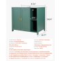 VEVOR Cat Enclosure, 41.3 in Self Cleaning Litter Box Cabinet, with Drawer & Detachable Divider, Automatic Litterbox Enclosure with Built-in Power Outlet, Fits Most Smart Litterboxes