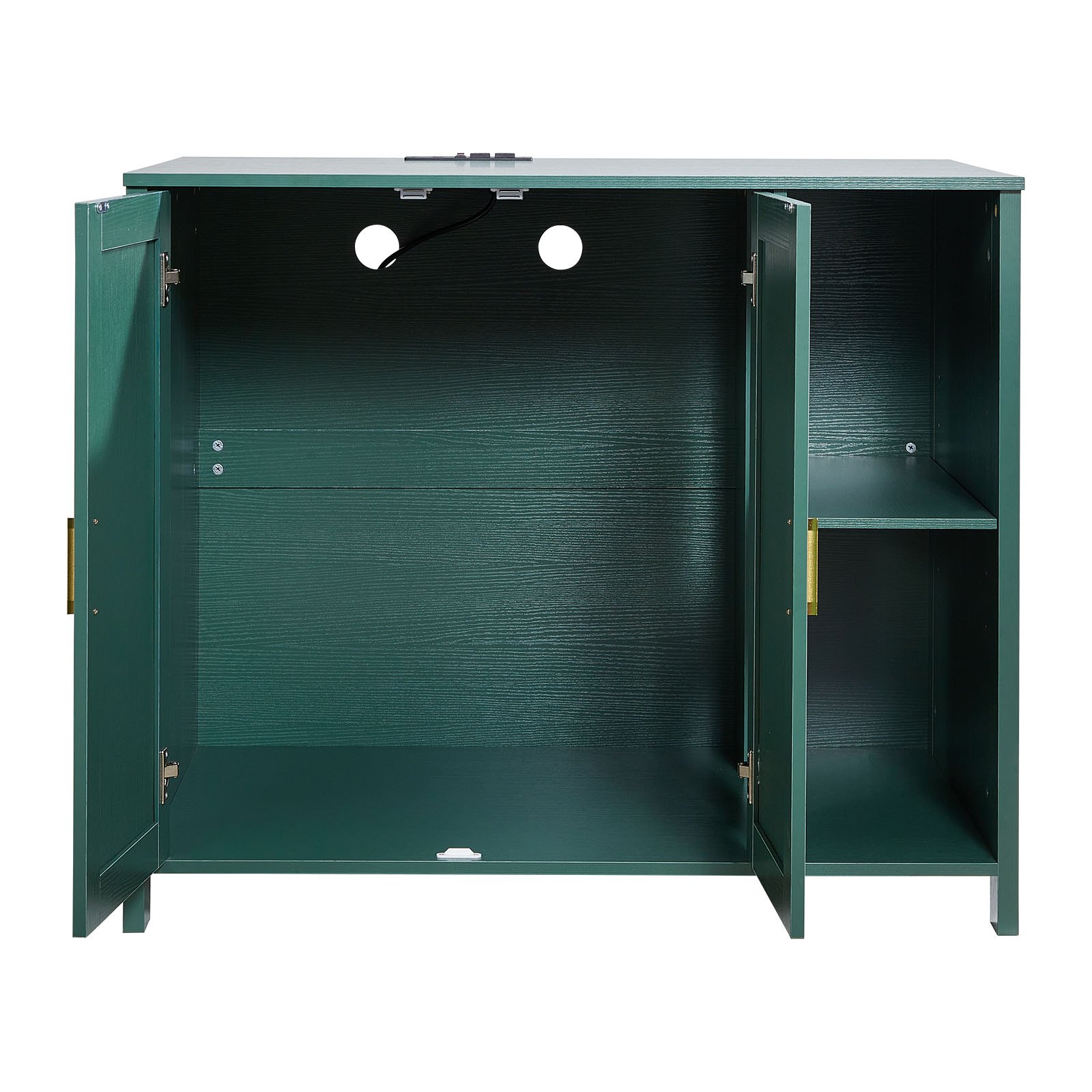 VEVOR Cat Enclosure, 41.3 in Self Cleaning Litter Box Cabinet, with Drawer & Detachable Divider, Automatic Litterbox Enclosure with Built-in Power Outlet, Fits Most Smart Litterboxes
