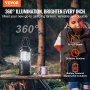 VEVOR LED Camping Lanterns Collapsible Battery Powered Flashlights Set of 4