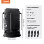 VEVOR LED Camping Lanterns, 4 Pack Rechargeable Camping Flashlights, Solar & USB Charging, Portable Collapsible, Bulit to Last Lights, As Power Bank, for Hiking, Hurricane Emergency, Outrages, Fishing