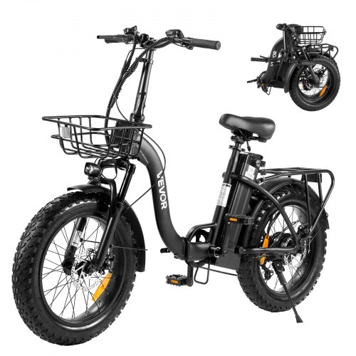 VEVOR Electric Bike, 250W Folding Electric Bicycle for Adults with 25Ah Large Removable Battery, 36V 25 VEVOR Electric Bike, 250W Folding Electric Bicycle for Adults with 25Ah Large Removable Battery, 36V 25