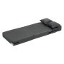 VEVOR Folding Sofa Bed, 3-in-1 Foldable Couch Bed with 2 Pillows and Washable Cover, 25D High Density Memory Foam Convertible Sleeper Chair Bed, Futon Couch for Living Room, Bedroom, Dark Grey(Single)
