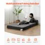 VEVOR Folding Sofa Bed, 3-in-1 Foldable Couch Bed with 2 Pillows and Washable Cover, 25D High Density Memory Foam Convertible Sleeper Chair Bed, Futon Couch for Living Room, Bedroom, Dark Grey(Twin)