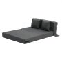 VEVOR Folding Sofa Bed, 3-in-1 Foldable Couch Bed with 2 Pillows and Washable Cover, 25D High Density Memory Foam Convertible Sleeper Chair Bed, Futon Couch for Living Room, Bedroom, Dark Grey(Twin)