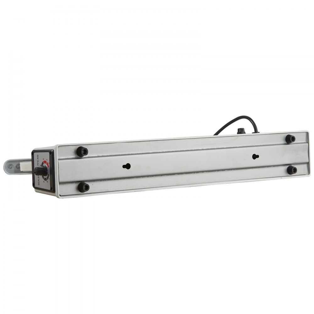Selladora de impulsos VEVOR de 16 pulgadas, máquina de sellado térmico manual con modo de calentamiento ajustable, selladora de bolsas de aluminio retráctil para bolsas de plástico Mylar, PE, PP, selladora portátil de bolsas de polietileno con kit de reemplazo adicional