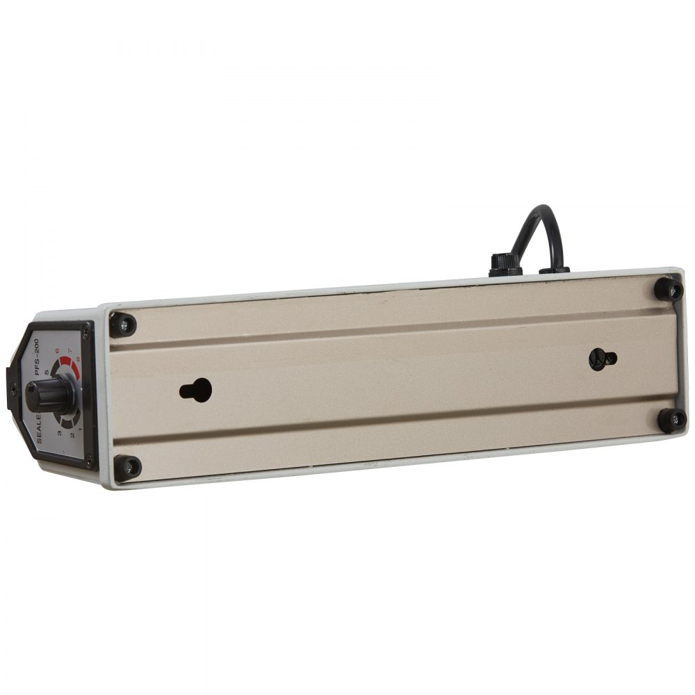 Selladora de impulsos VEVOR de 8 pulgadas, máquina de sellado térmico manual con modo de calentamiento ajustable, selladora de bolsas de aluminio retráctil para bolsas de plástico Mylar, PE, PP, selladora portátil de bolsas de polietileno con kit de reemplazo adicional