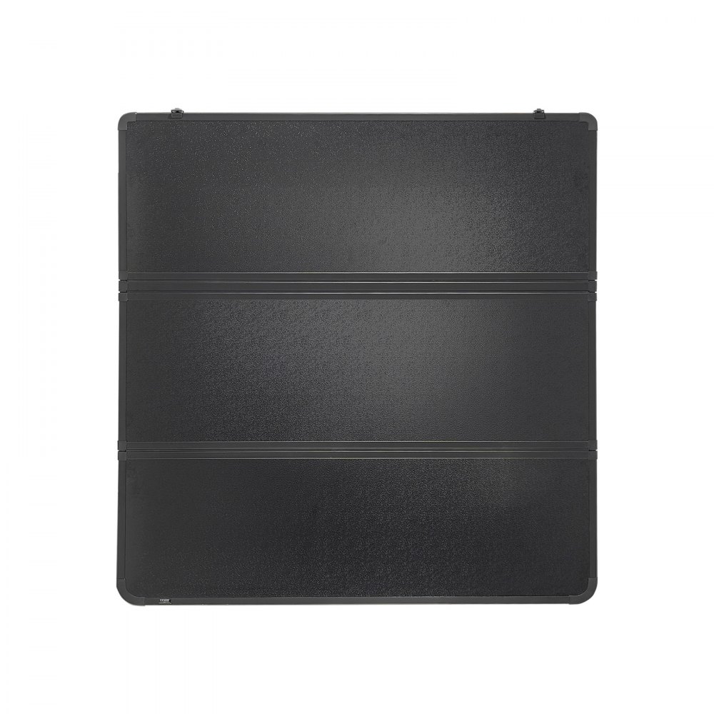 VEVOR Tri-Fold Truck Bed Tonneau Cover, Compatible with 2019-2024 Chevy Silverado GMC Sierra 1500 (NOT FIT 19-24 Classic) 1775 mm Bed, Fit 1775 x 1608 mm Inside Bed, 181.4 kg Load Capacity, Black