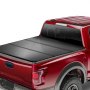 VEVOR Tri-Fold Truck Bed Tonneau Cover, Compatible with 2016-2023 Toyota Tacoma, 5' (60.5") Bed, Only Fit 5.0' x 4.6' (60.5" x 55.0") Inside Bed, 400 lbs Load Capacity, LED Light, Quick Folding, Black