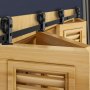 Bi-Folding Sliding Barn Door Hardware Track Kit 76" for Four 18" Doors