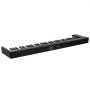 VEVOR Piano plegable de 61 teclas, Bluetooth y MIDI, portátil, electrónico, digital, con pedal de sustain, teclas iluminadas sensibles al tacto, incluye funda, recargable, para principiantes, adolescentes y adultos, color negro