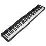 VEVOR 88 Key Folding Keyboard Piano, Bluetooth & MIDI, Portable Electronic Digital Foldable Piano with Sustain Pedal Bag Touch Sensitive Keys Headphones, Rechargeable for Beginners Teens Adults, Black