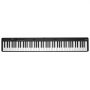 VEVOR - Piano digital plegable de 88 teclas, Bluetooth y MIDI, portátil, electrónico, con soporte, pedal de sustain y funda, teclas sensibles al tacto, recargable, para principiantes, adolescentes y adultos, color negro