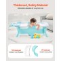 VEVOR Portable Baby Bathtub Durable Baby Bath Tub with Thermometer for Toddlers