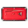 VEVOR Billiards Table, 213 cm Pool Table, Portable Foldable Space-Saving Table, Billiard Table Set Includes Balls, Cues, Chalks and Brush, Black with Red Cloth, Perfect for Family Game Room Kids Adults