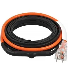 VEVOR Self-Regulating Pipe Heating Cable, 9FT 5W/FT Heat Tape for Pipes Freeze Protection, Water Pipe Heat Cable with Built-in Thermostat Protects PVC Hose, Metal and Plastic Pipe from Freezing