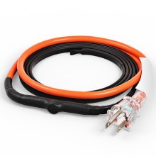 Self-Regulating Pipe Heating Cable 3FT 5W/FT Heat Tape with Thermostat