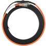 VEVOR Self-Regulating Pipe Heating Cable, 40FT 5W/FT Heat Tape for Pipes Freeze Protection, Water Pipe Heat Cable with Built-in Thermostat Protects PVC Hose, Metal and Plastic Pipe from Freezing