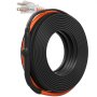 VEVOR Self-Regulating Pipe Heating Cable, 40FT 5W/FT Heat Tape for Pipes Freeze Protection, Water Pipe Heat Cable with Built-in Thermostat Protects PVC Hose, Metal and Plastic Pipe from Freezing