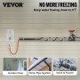 VEVOR Self-Regulating Pipe Heating Cable, 120-feet 5W/ft Heat Tape for Pipes Freeze Protection, Protects PVC Hose, Metal and Plastic Pipe from Freezing, 120V