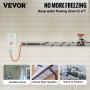 VEVOR Câble chauffant autorégulant pour tuyaux, ruban chauffant de 30 pieds 5 W/pied pour la protection des tuyaux contre le gel, protège les tuyaux en PVC, les tuyaux en métal et en plastique du gel, 120 V