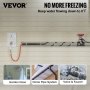 VEVOR Self-Regulating Pipe Heating Cable, 100-feet 5W/ft Heat Tape for Pipes Freeze Protection, Protects PVC Hose, Metal and Plastic Pipe from Freezing, 120V