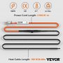 VEVOR Self-Regulating Pipe Heating Cable, 100-feet 5W/ft Heat Tape for Pipes Freeze Protection, Protects PVC Hose, Metal and Plastic Pipe from Freezing, 120V