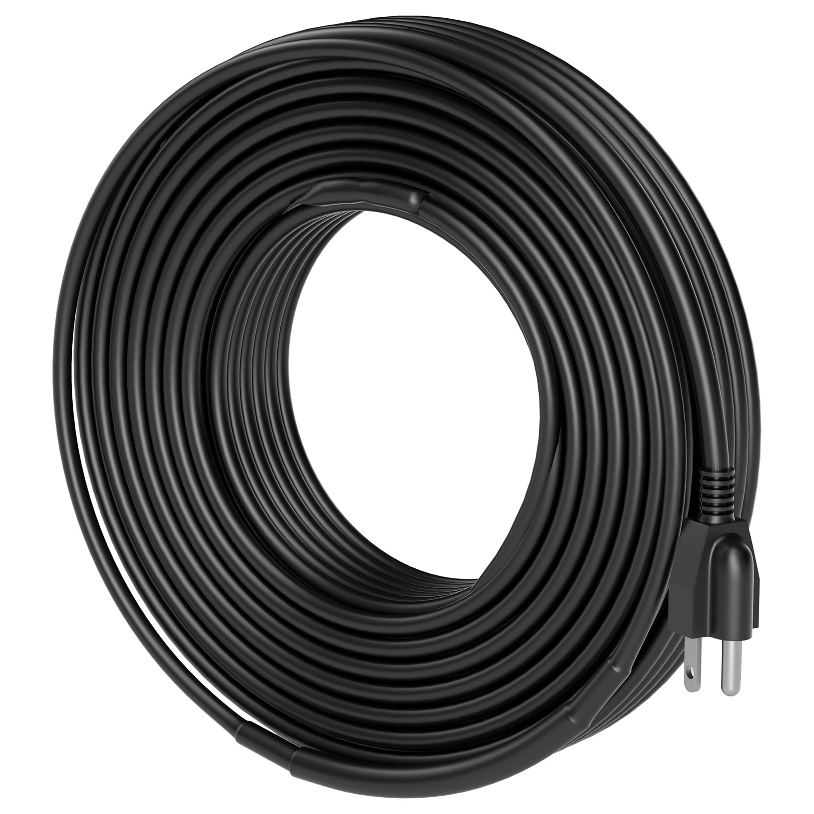 VEVOR Self-Regulating Pipe Heating Cable, 100FT 5W/FT Heat Tape for Pipes, Roof Snow Melting De-icing, Gutter and Pipe Freeze Protection