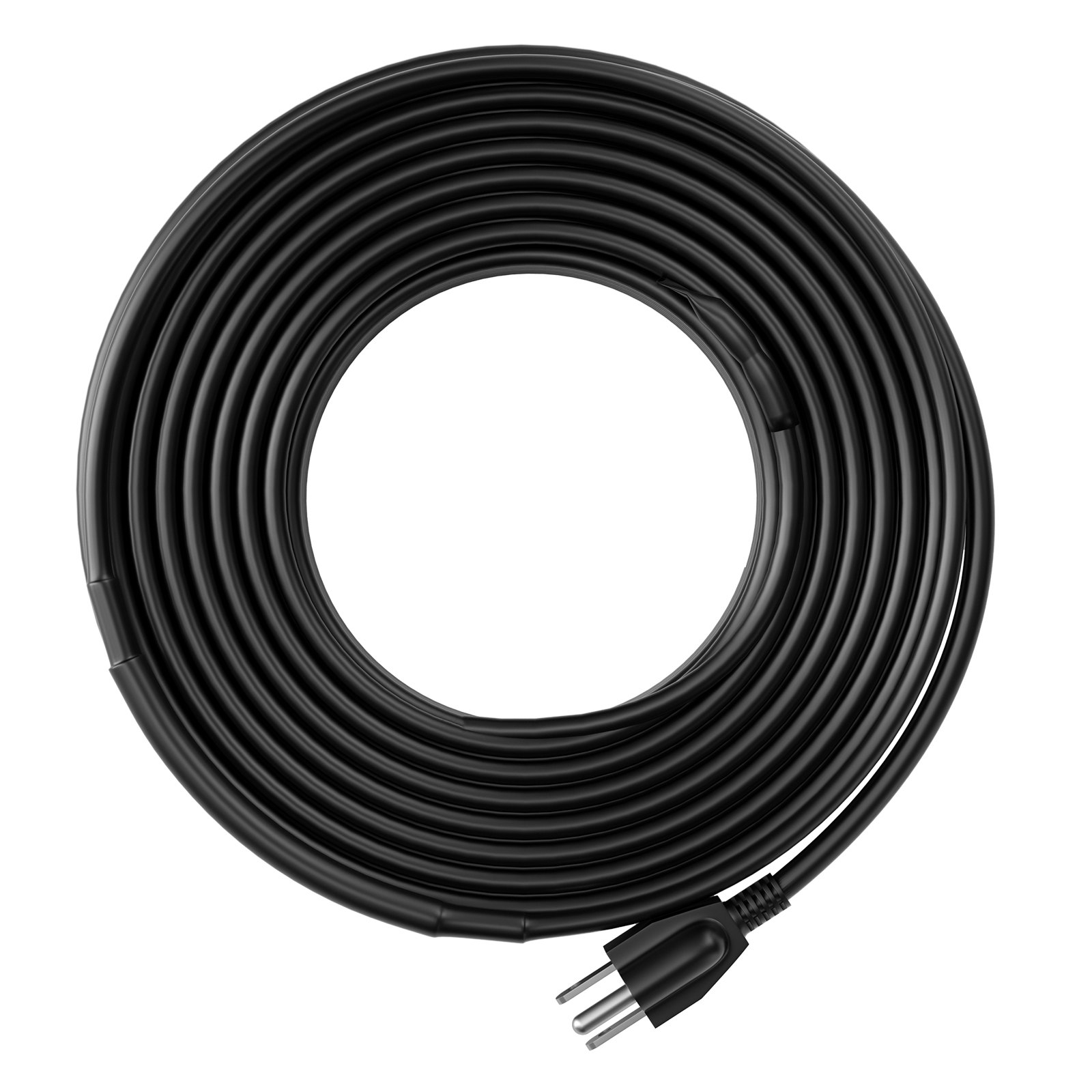 Cable calefactor autorregulable VEVOR para tuberías, cinta calefactora de 9 m y 5 W/pie para tuberías, deshielo de nieve en techos y protección contra la congelación de canalones y tuberías.