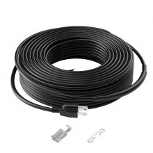 VEVOR Self-Regulating Pipe Heating Cable 140FT 5W/FT Heat Tape for Pipes Roof