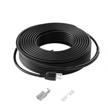 VEVOR Self-Regulating Pipe Heating Cable 120FT 5W/FT Heat Tape for Pipes Roof