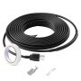 VEVOR Self-Regulating Pipe Heating Cable 12FT 5W/FT Heat Tape for Pipes Roof