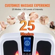 VEVOR Foot Circulation Stimulator with Heat EMS & TENS Foot Neuropathy Massager