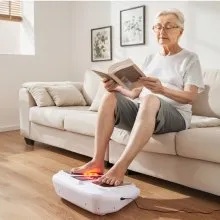 VEVOR Foot Circulation Stimulator with Heat EMS & TENS Foot Neuropathy Massager