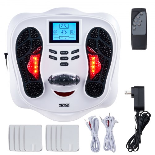 VEVOR Foot Circulation Stimulator, EMS & TENS Foot Massager for Neuropathy, Electric Foot Stimulator with Physical Massage Roller, 25 Modes and 99-Level Intensity for Pain Relief, Plantar Fasciitis | VEVOR US VEVOR Foot Circulation Stimulator, EMS & TENS Foot Massager for Neuropathy, Electric Foot Stimulator with Physical Massage Roller, 25 Modes and 99-Level Intensity for Pain Relief, Plantar Fasciitis | VEVOR US