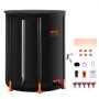 VEVOR Collapsible Rain Barrel, 53 Gallon/201 L Portable Rain Water Collection Barrel, PVC Rainwater Collection System with Spigots and Overflow Kit, Water Barrel  for Garden Water Catcher