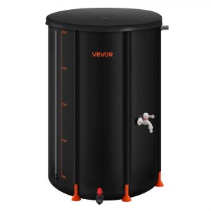 VEVOR Collapsible Rain Barrel, 66 Gallon Portable Rain Water Collection ...