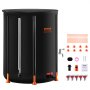 VEVOR Collapsible Rain Barrel, 66 Gallon/250 L Portable Rain Water Collection Barrel, PVC Rainwater Collection System with Spigots and Overflow Kit, Water Barrel for Garden Water Catcher
