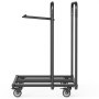 VEVOR Folding Table and Chair Rack Cart 181 kg Holds 14 Chairs & 5 Tables, for Party Event Hotel Factory, Heavy-Duty Carbon Steel, Easy to Move, Storage Dolly, with Swivel Casters and Locking Wheels