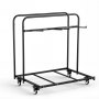 VEVOR Folding Table and Chair Rack Cart 181 kg Holds 14 Chairs & 5 Tables, for Party Event Hotel Factory, Heavy-Duty Carbon Steel, Easy to Move, Storage Dolly, with Swivel Casters and Locking Wheels