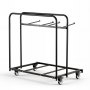 VEVOR Folding Table and Chair Rack Cart 181 kg Holds 14 Chairs & 5 Tables, for Party Event Hotel Factory, Heavy-Duty Carbon Steel, Easy to Move, Storage Dolly, with Swivel Casters and Locking Wheels
