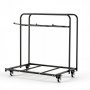 VEVOR Folding Table and Chair Rack Cart 181 kg Holds 14 Chairs & 5 Tables, for Party Event Hotel Factory, Heavy-Duty Carbon Steel, Easy to Move, Storage Dolly, with Swivel Casters and Locking Wheels