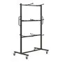 VEVOR Folding Table and Chair Rack Cart 181.5 kg Holds 24 Chairs & 6 Tables, for Large Event, Heavy-Duty Carbon Steel, Easy to Move, Storage Dolly, with Swivel Casters Locking Wheels, Waterproof Cover