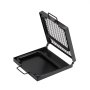 VEVOR Folding Campfire Grill, Heavy Duty Steel Mesh Grate, 57cm Portable Camping Grates Over Fire Pit, Camp Fire Cooking Equipment with Legs Carrying Bag, Grilling Rack for Outdoor Open Flame Cooking