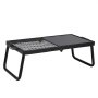 VEVOR Folding Campfire Grill, Heavy Duty Steel Mesh Grate, 57cm Portable Camping Grates Over Fire Pit, Camp Fire Cooking Equipment with Legs Carrying Bag, Grilling Rack for Outdoor Open Flame Cooking