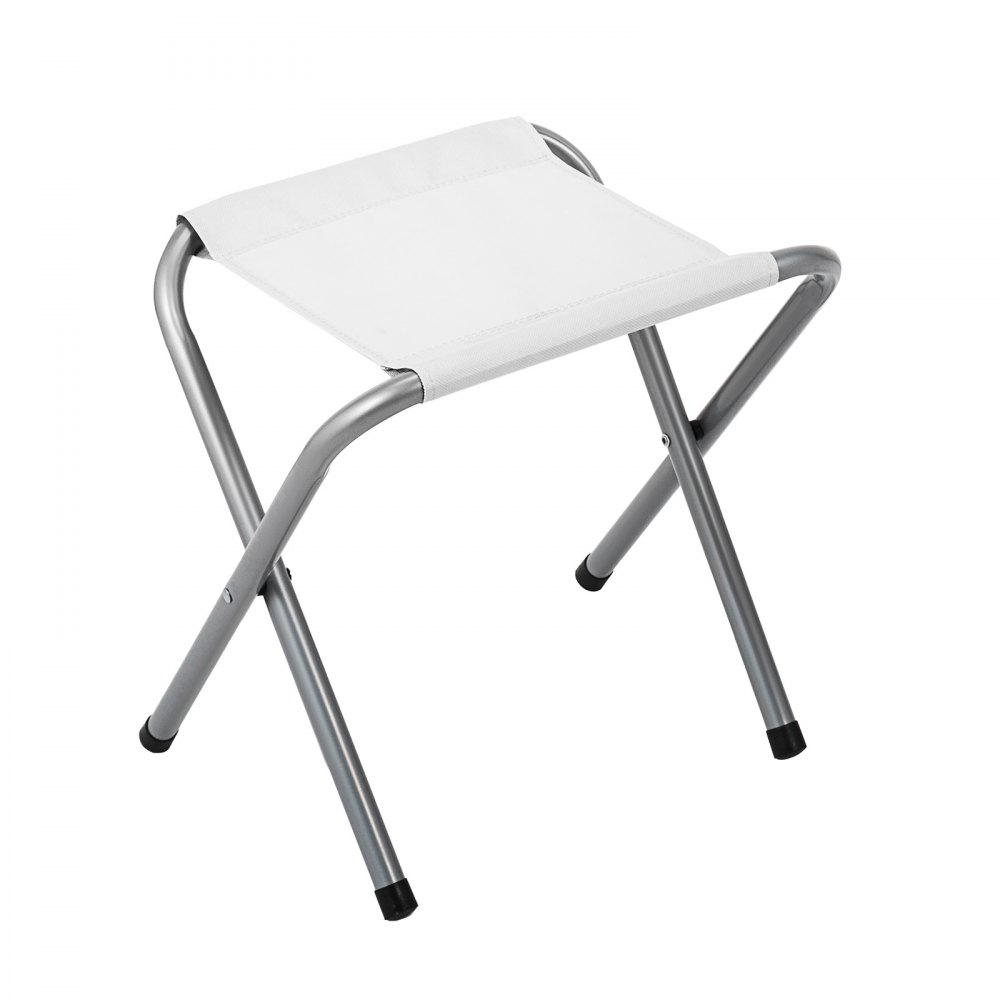VEVOR Aluminum Folding Picnic Table, with 2 Benches, White