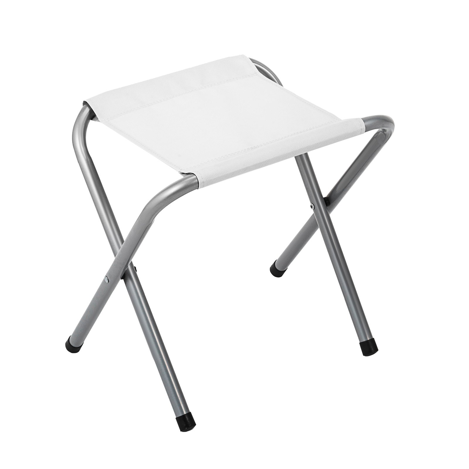 VEVOR Aluminum Folding Picnic Table, with 2 Benches, White