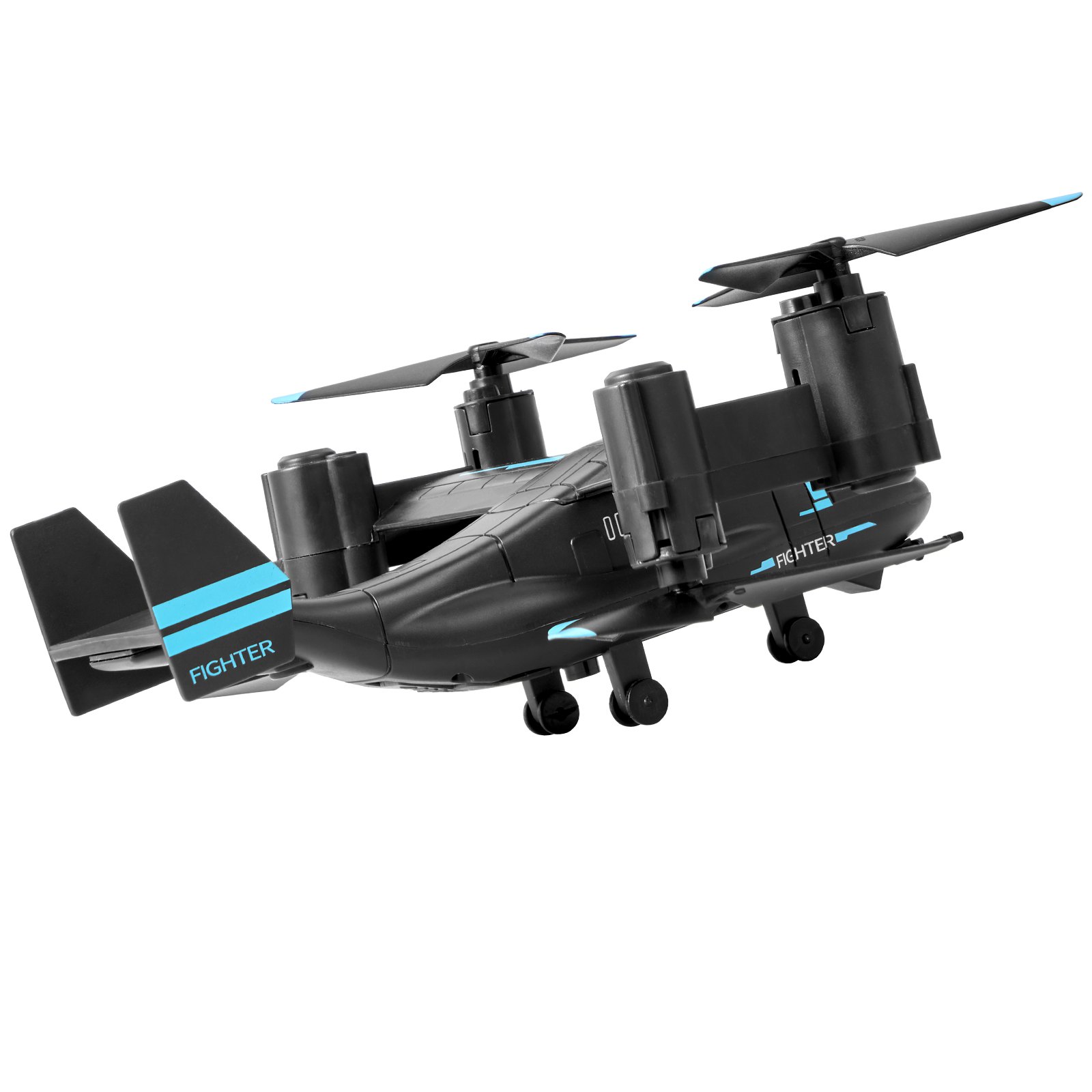 VEVOR RC Helicopter, 2.4GHz Remote Control Helicopter with Gyro, 4-Channel RC Airplane for Beginner, Wing Lights & One-Key Takeoff/Landing, Flying Plane Toys for Kids Ages 8 and up