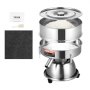 VEVOR Electric Vibrating Sieve Machine with 10+60 Mesh Automatic Sifter Shaker