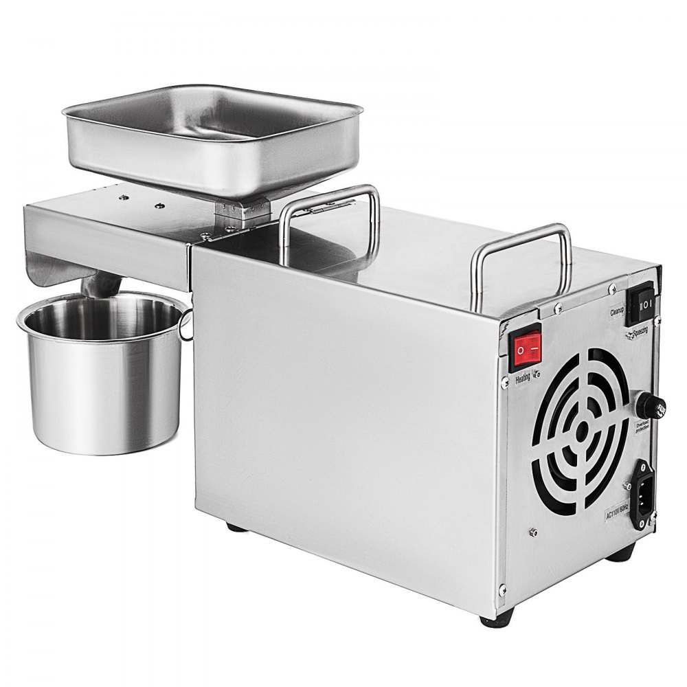 High Quality Multifunctional Automatic Small Oil Press Machine 304# Food Grade Stainless Steel Oil Expeller