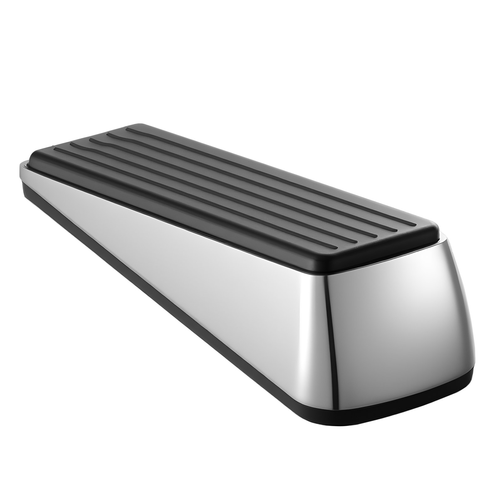 VEVOR Heavy Duty Door Stopper, 2 Pack, Door Stop Wedge for Bottom, Premium Zinc Alloy and Dual-Sided PVC Non-Slip Pads, with 2 Self-Adhesive Wall Protectors, Suitable for Various Types and Rooms